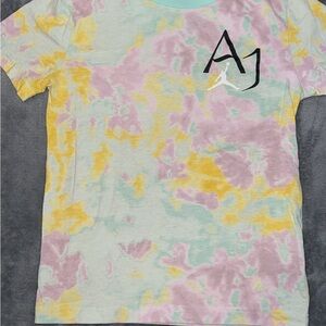Jordan Kids Tie-Dye T-Shirt - Yellow, Pink, Blue